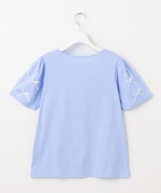 Feroux 【UVケア】ランダムリボンスリーブ Tシャツ