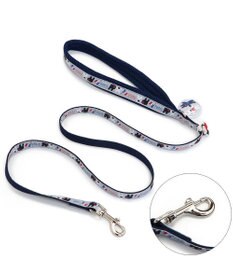 PET PARADISE リサとガスパール リボン付きリード 《パリ柄》  ＳＳ~Ｓ 小型犬