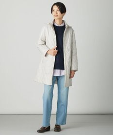 J.PRESS LADIES S 【WEB限定カラーあり・2way】コンパクトタフタキルティング  フーデッド コート