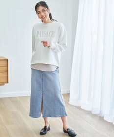 ANY シア―ラウンドネックTシャツ