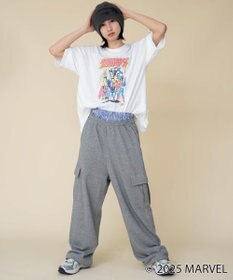 WEGO 【ユニセックス着用ITEM/SMLサイズ展開】MARVELグラフィックT（S）