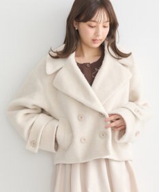 earth music&ecology シャギーショートコート