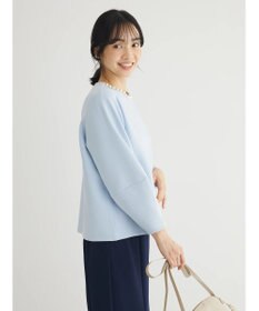 Green Parks パール付ポンチカットプルオーバー