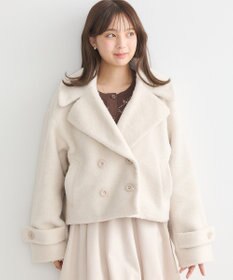 earth music&ecology シャギーショートコート