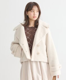 earth music&ecology シャギーショートコート