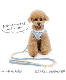 PET PARADISE ペットパラダイス 小花柄 デニム リード ＳＳ～Ｓ 小型犬