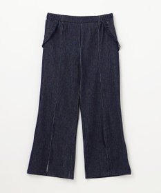 組曲 KIDS 【150-160㎝】フレアーデニムニット パンツ