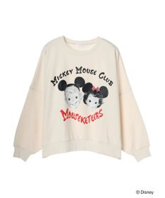 Green Parks ミッキーマウス・クラブ／フェイス裏起毛プルオーバー