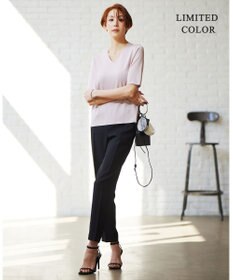 ICB L 【WEB限定カラーあり】 シンセティックハイゲージ 半袖ニット