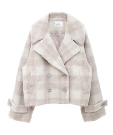 earth music&ecology シャギーショートコート