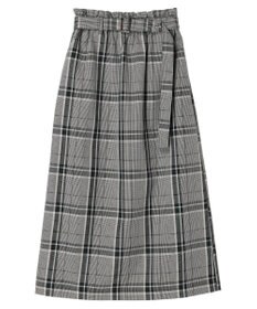 Green Parks 綿麻混バックルベルト付タイトスカート