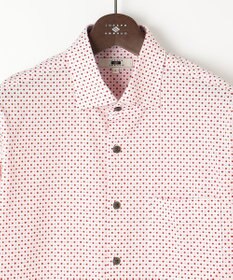 JOSEPH ABBOUD 【キングサイズ・快適な着心地・イージーケア】コンパクトジャージープリント シ ャツ