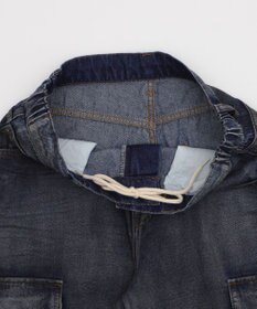 WEGO ローライズバギーフレアデニムカーゴパンツ