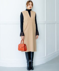 組曲 S 【パール釦付き】 ウールライクジャンパースカート