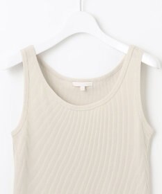 自由区 L 【カタログ掲載・洗える】ソフトリブテレコ タンクトップ