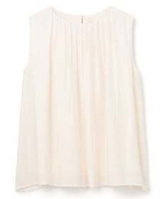 UNFILO ヴィンテージシアー プリーツブラウス