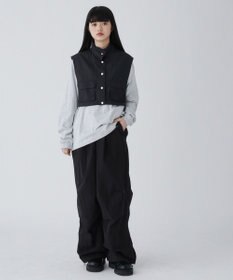 WEGO サイドスリットパラシュートパンツ