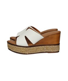 Bridget Birkin 【Bridget Birkin】サイドカットウェッジミュールサンダル