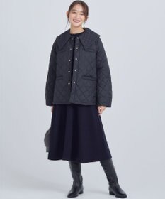 組曲 【洗える・中綿】2WAYキルト コート