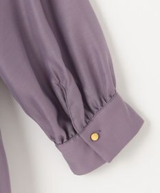 ANY SIS 【洗える】オーガンジーシャーリング ブラウス