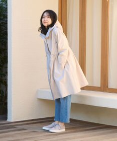 ANY 【手洗い可能】ライトフーデットコート