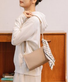 UNBILLION 【テレビ ドラマ着用アイテム】cachecache WEB限定スカーフ付ボックスショルダー