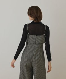 GRACE CONTINENTAL チドリツイードサロペット