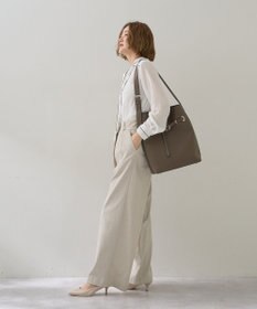 YECCA VECCA ベルトデザインワンハンドルショルダーバッグ