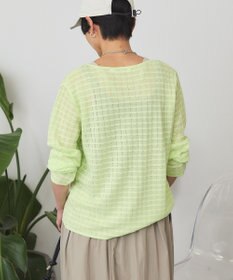 AMERICAN HOLIC シアーチェックカーディガン