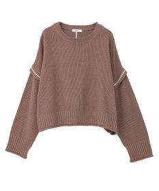 earth music&ecology 【洗濯機洗い可 / 選べる丈】アンチピリングC/A選べる丈配色ニット