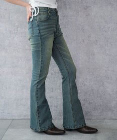 WEGO ストレッチフレアデニムパンツ
