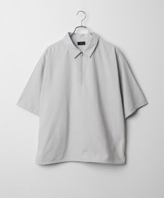 WEGO 【LUCY】アイススウェードハーフジップシャツ（S）