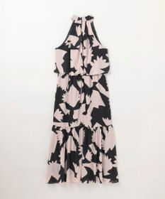 GRACE CONTINENTAL キカプリントホルタードレス