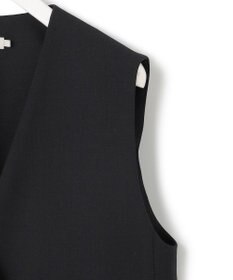 ICB L 【UVカット・洗える】ウール2WAYストレッチ Vネックベスト