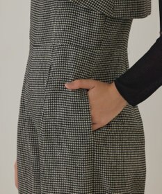 GRACE CONTINENTAL チドリツイードサロペット