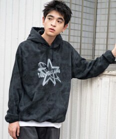 WEGO 【ユニセックス着用ITEM】スノーダイグラフィックビッグパーカー