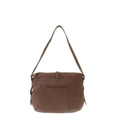 genten ゴートシュリンク かぶせ付ショルダーバッグ