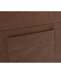 genten ゴートシュリンク かぶせ付ショルダーバッグ