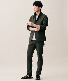 JOSEPH ABBOUD 【キングサイズ・ウエストも伸びる!・ストレッチ】 ハイパワーピケストレッチ パンツ 26SSモデル