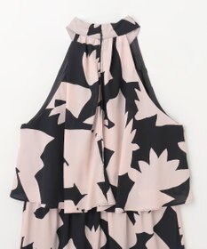 GRACE CONTINENTAL キカプリントホルタードレス