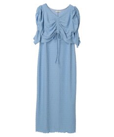 earth music&ecology やわらかカットソーレイヤード見えワンピース