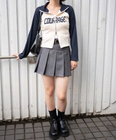 WEGO ダブルジップワッペンロゴラグランロンT