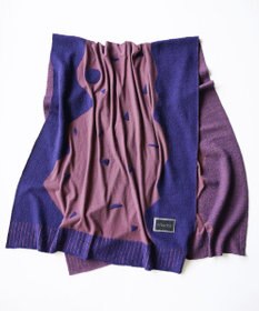 nitorito 【UNISEX】mountain&moon 山と月モチーフ柄 ストール