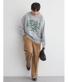 AMERICAN HOLIC ネップ裏毛ロゴスウェット