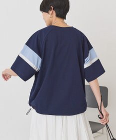 AMERICAN HOLIC 異素材ラインプルオーバー