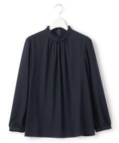 23区 L 【洗える】ジョーゼット フリル ブラウス