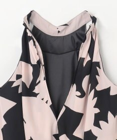 GRACE CONTINENTAL キカプリントホルタードレス