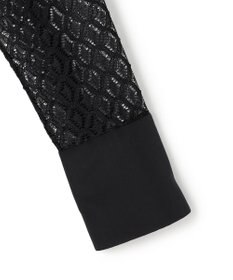 ICB 【WEB＆一部店舗限定】SustainableLace バンドカラー ブラウス