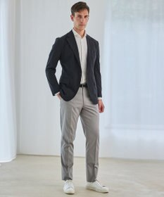 GOTAIRIKU 仕事で着られる綿パン【吸水速乾/ストレッチ/折り目加工】クールマックスコットンパンツ_ノータック（26年モデル）