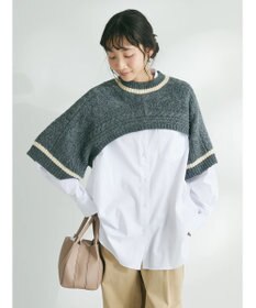 CRAFT STANDARD BOUTIQUE ２ＷＡＹケーブルニットベスト